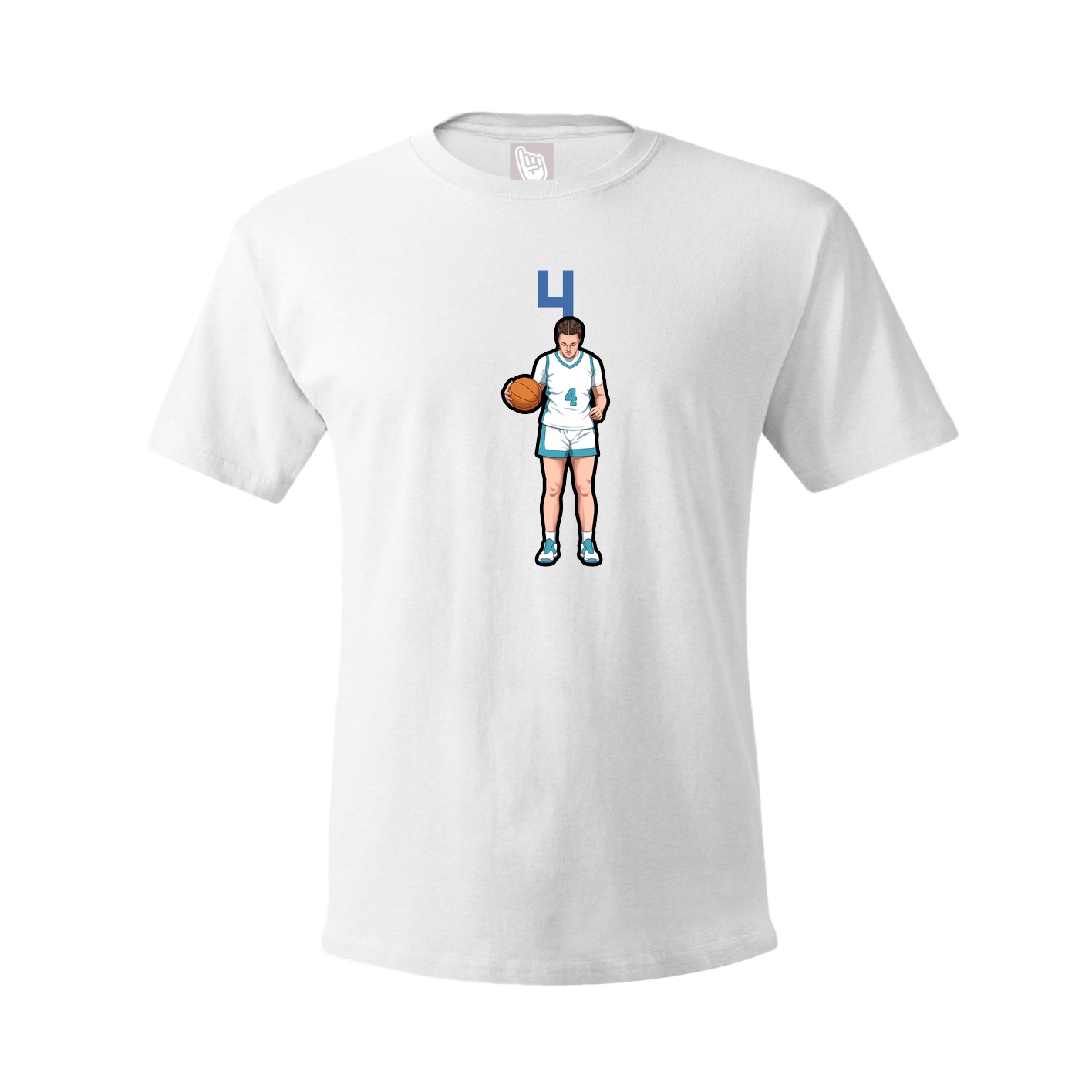 Tee — Number Top in White