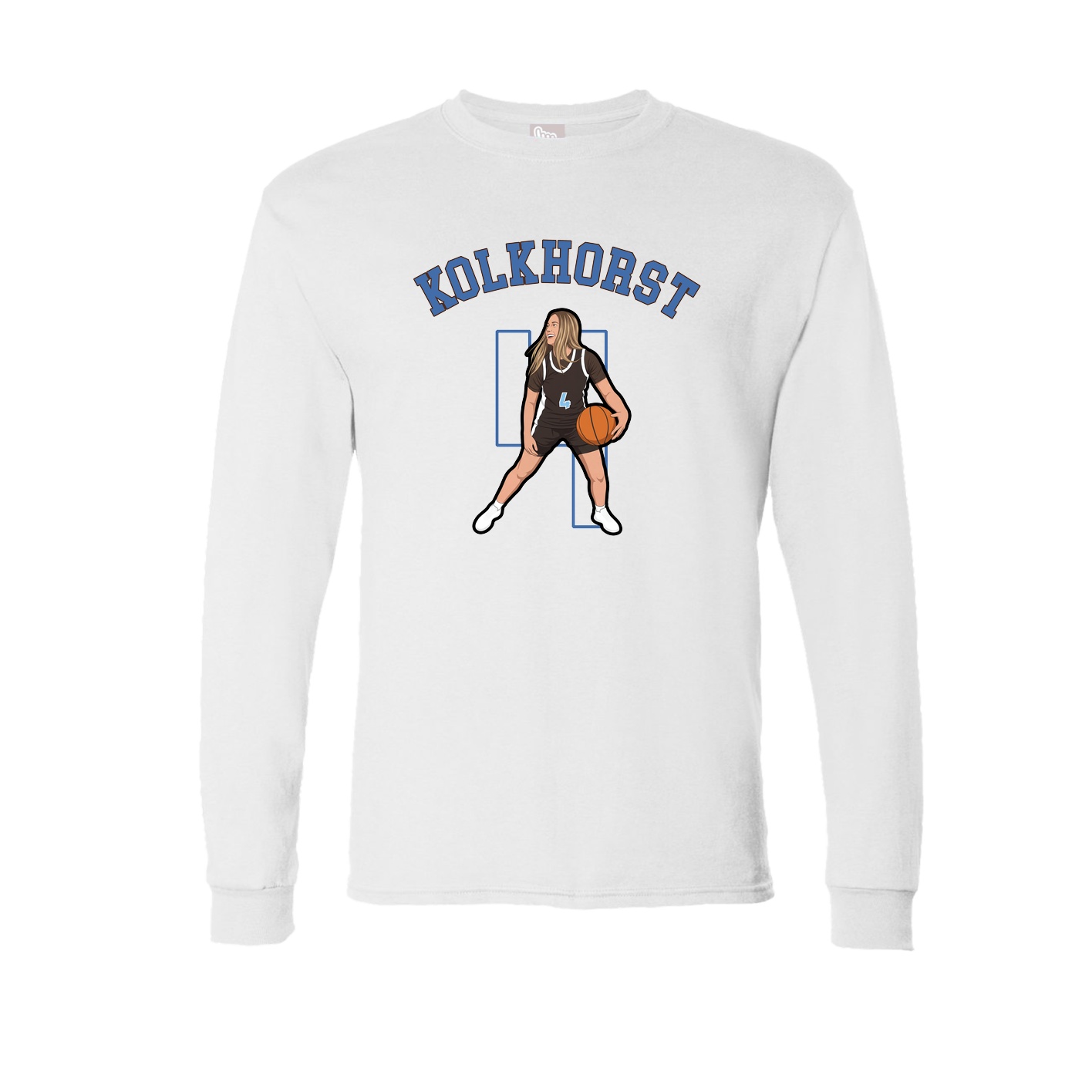Long Sleeve Tee — Shirsey Arch in White