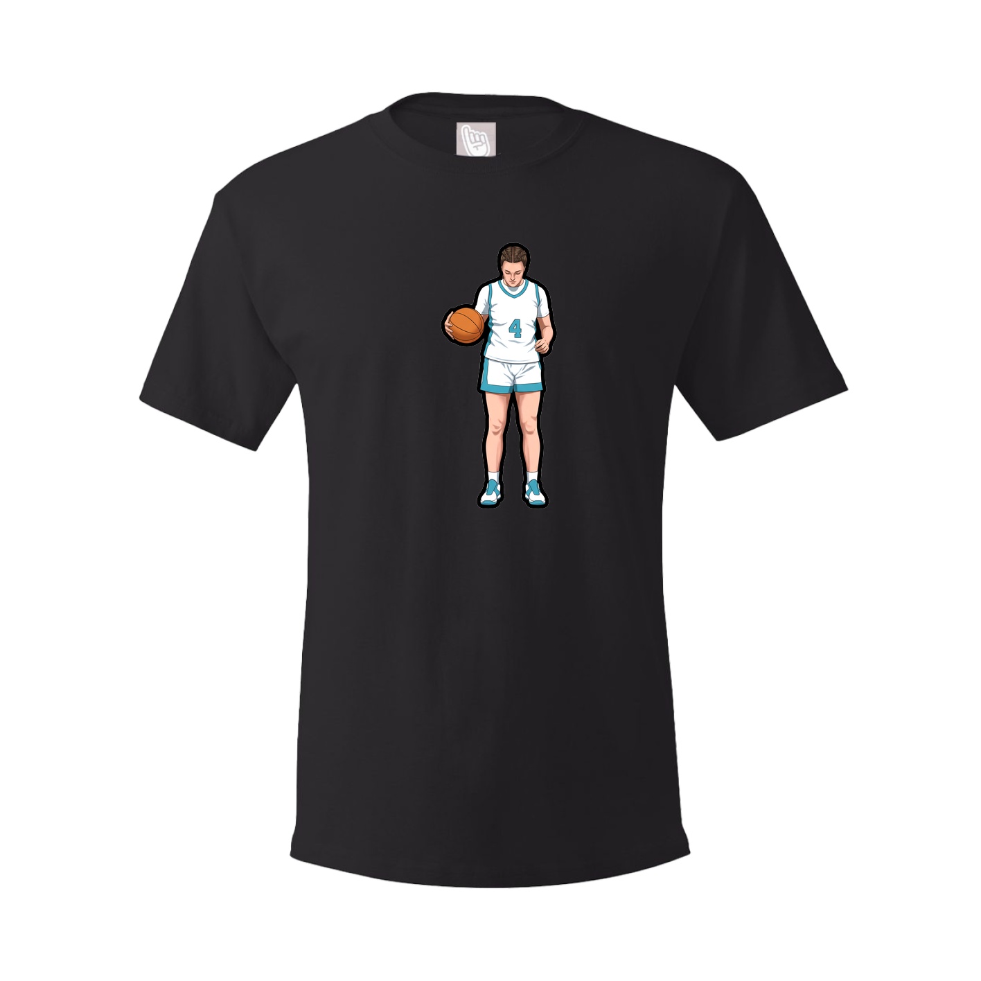 Tee — Name Vertical in Black