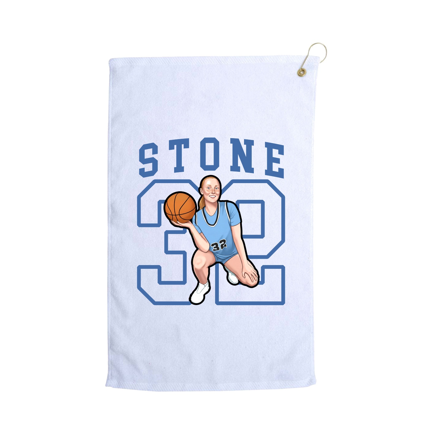 Golf Towel — Shirsey in White