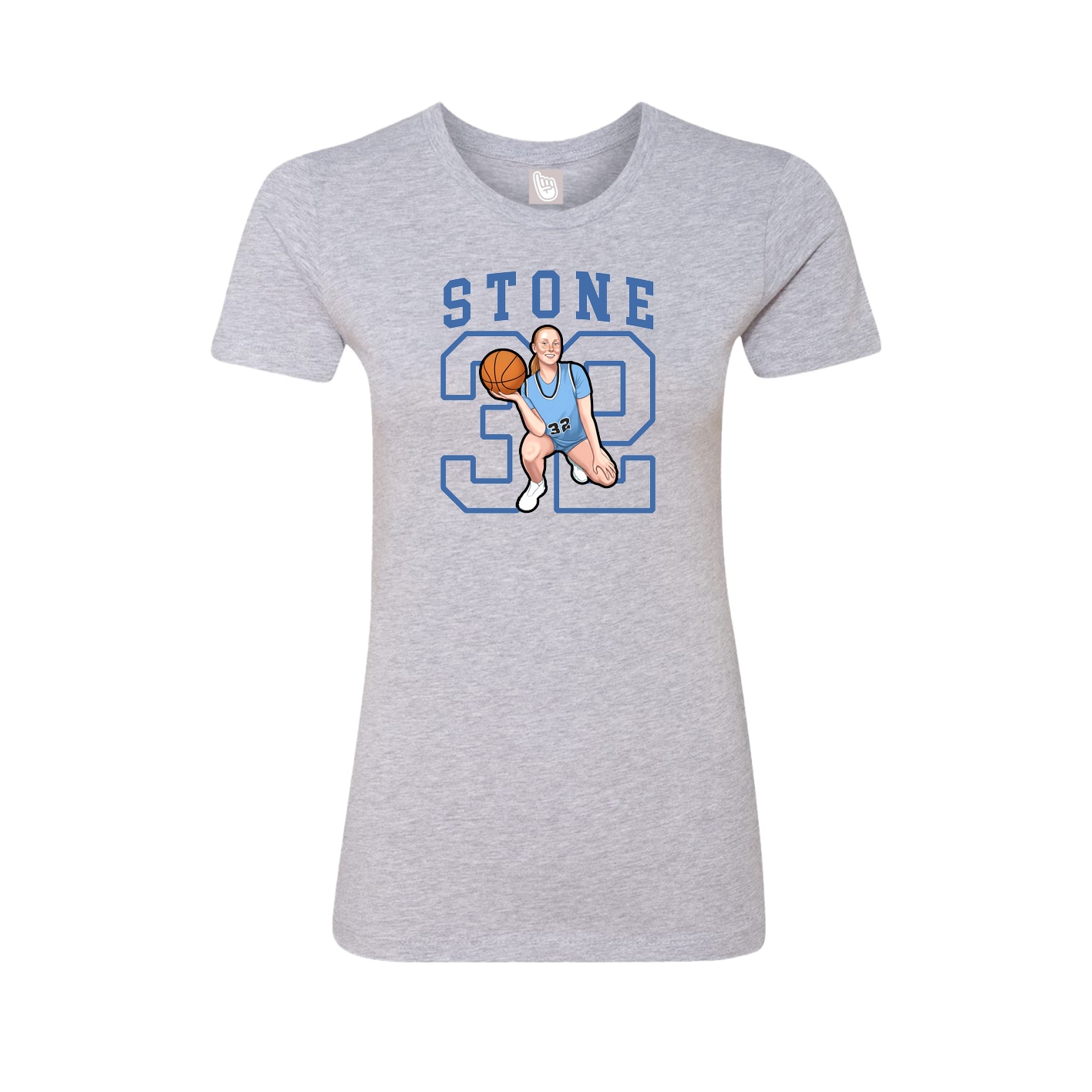 Fitted Women's Tee — Shirsey in Grey