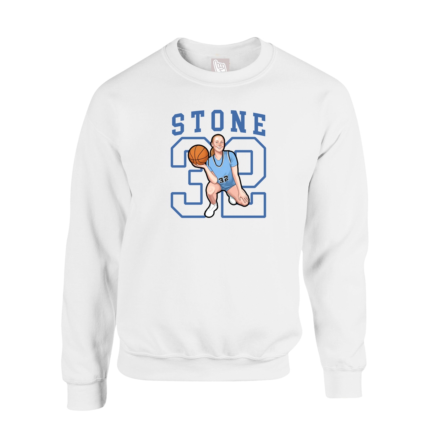 Fleece Crew — Shirsey in White
