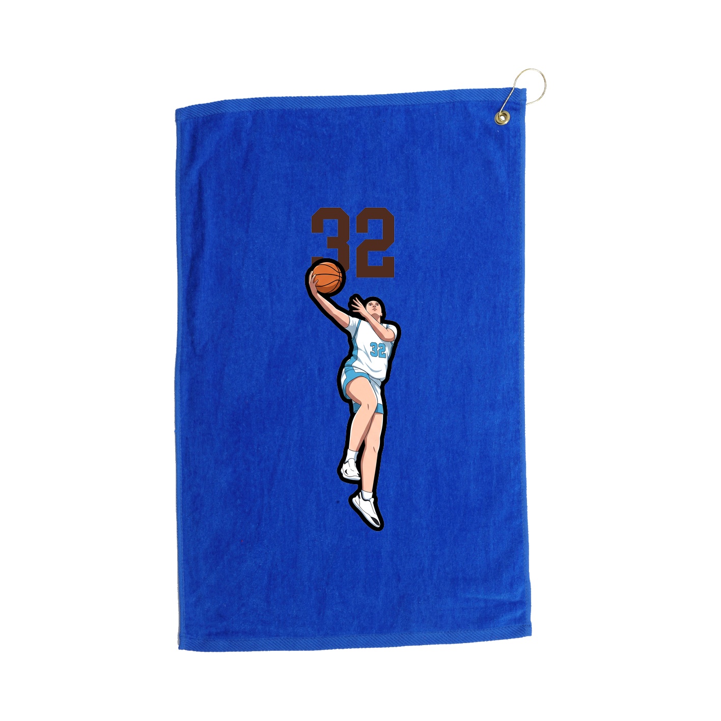 Golf Towel — Number Top in Royal