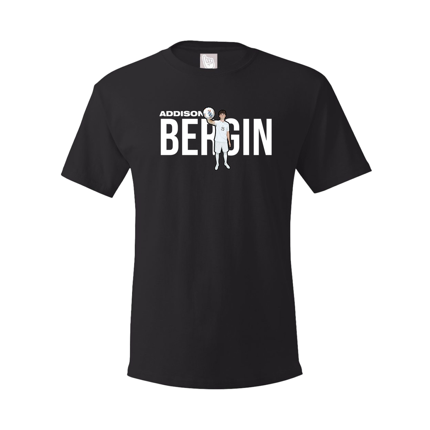 Youth Tee — Player Name in Black