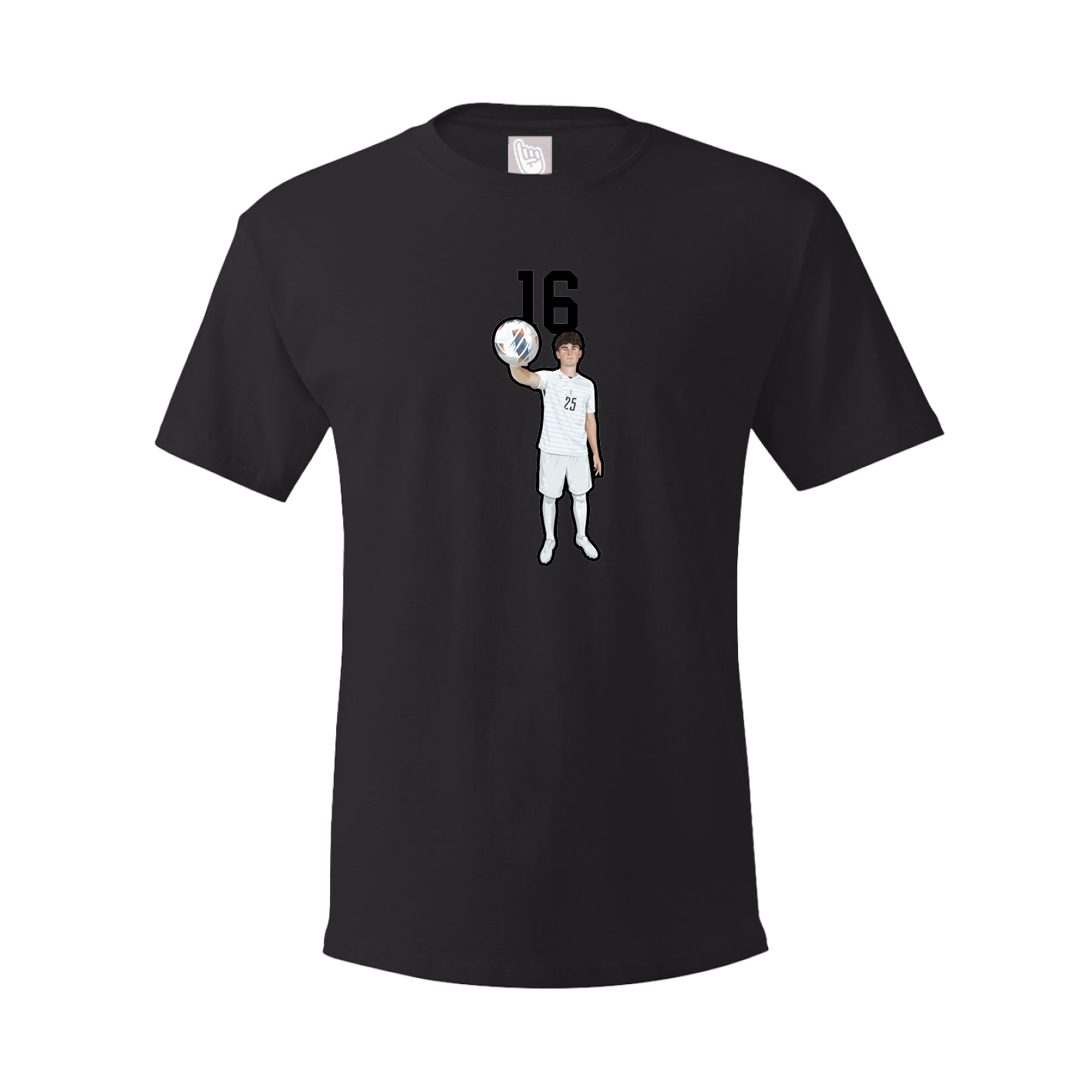 Tee — Number Top in Black