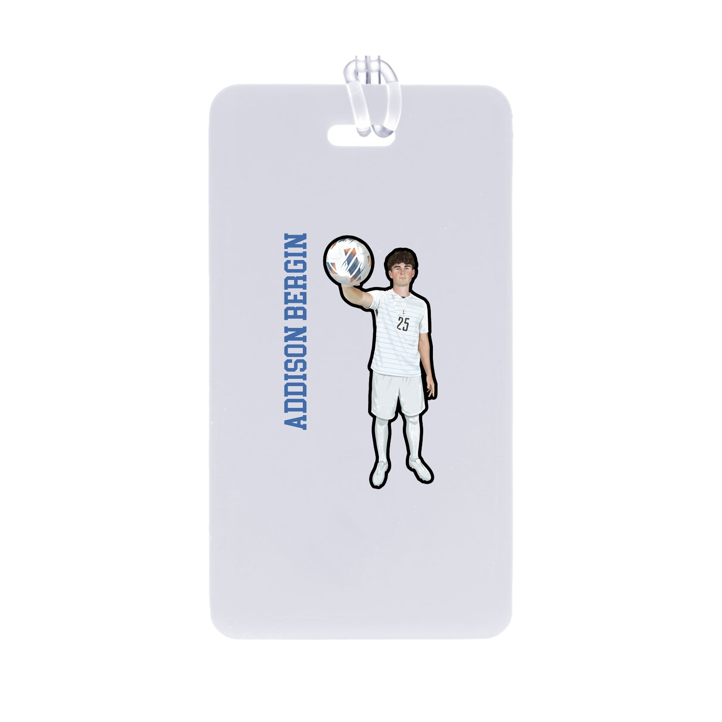 Bag Tag — Name Vertical in Classic