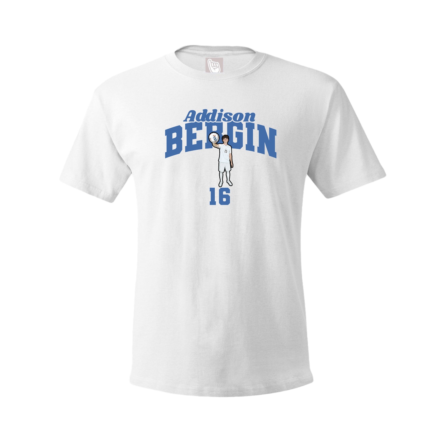 Youth Tee — Signature Arch in White