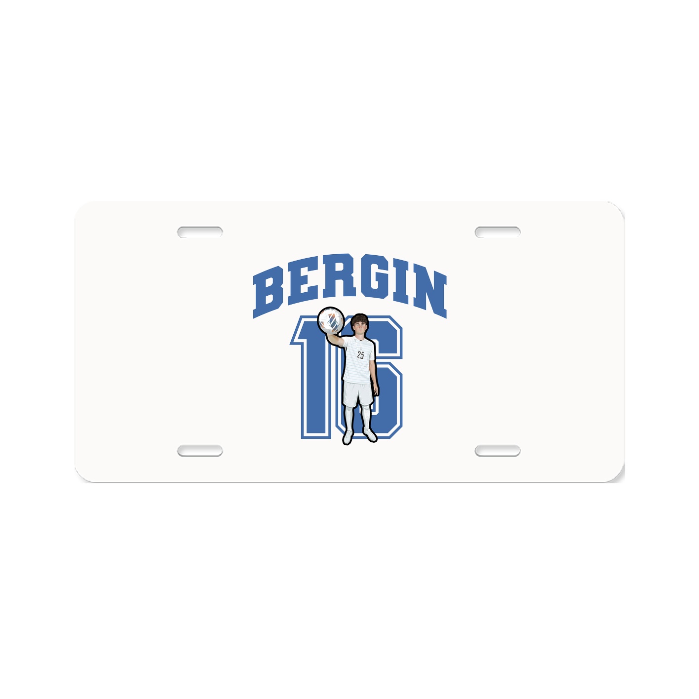 License Plate — Number in Classic