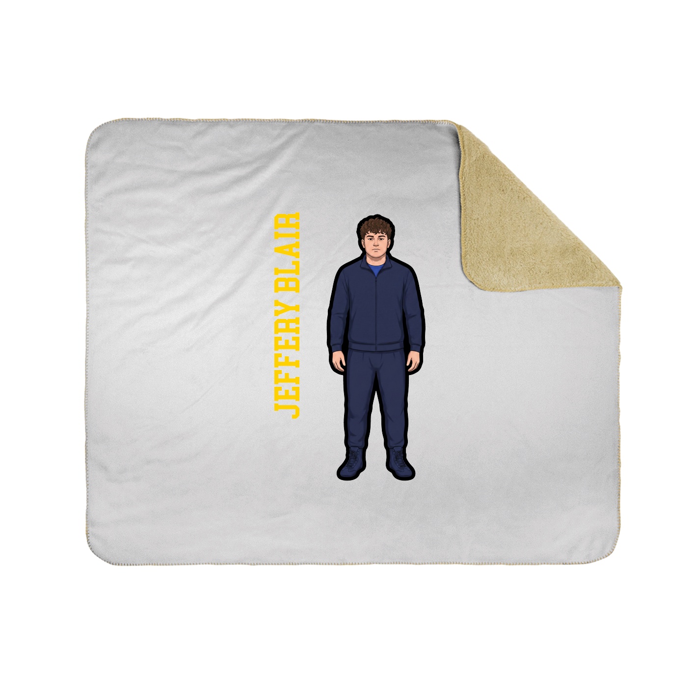 50x60 Sherpa Lined Throw Blanket
