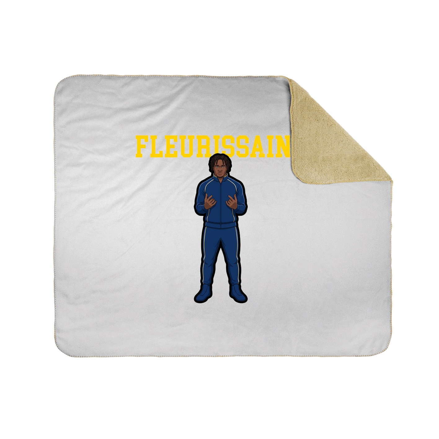 Throw Blanket — Shirsey in White