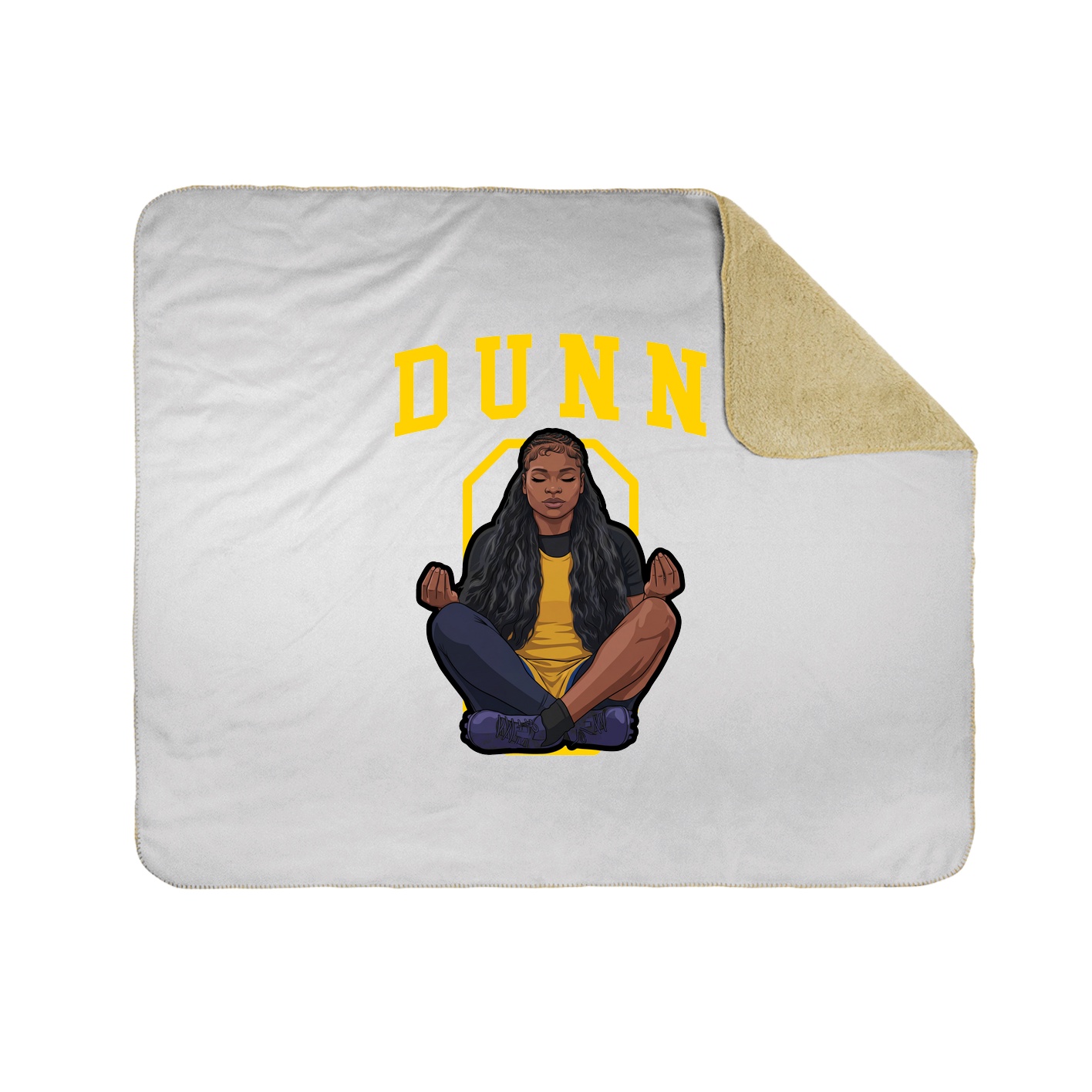 50x60 Sherpa Lined Throw Blanket