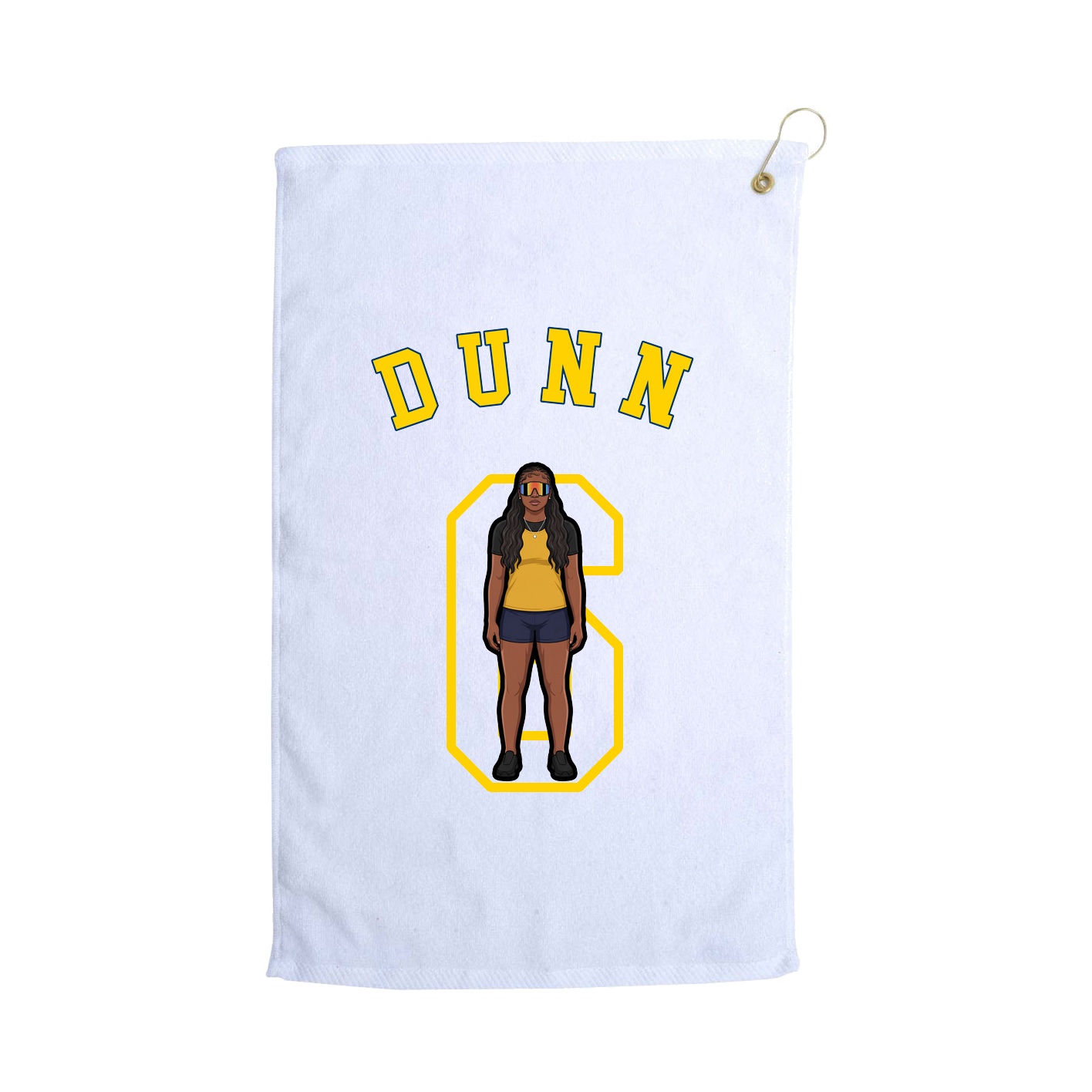 Golf Towel — Shirsey Arch in White