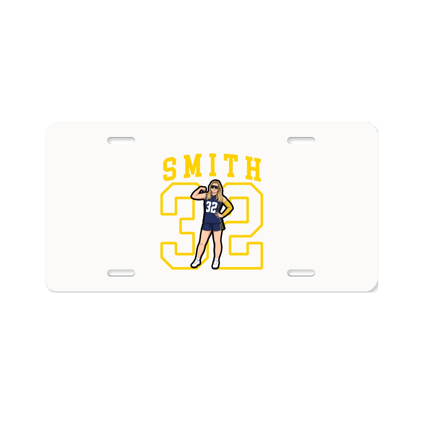 License Plate — Shirsey in Classic
