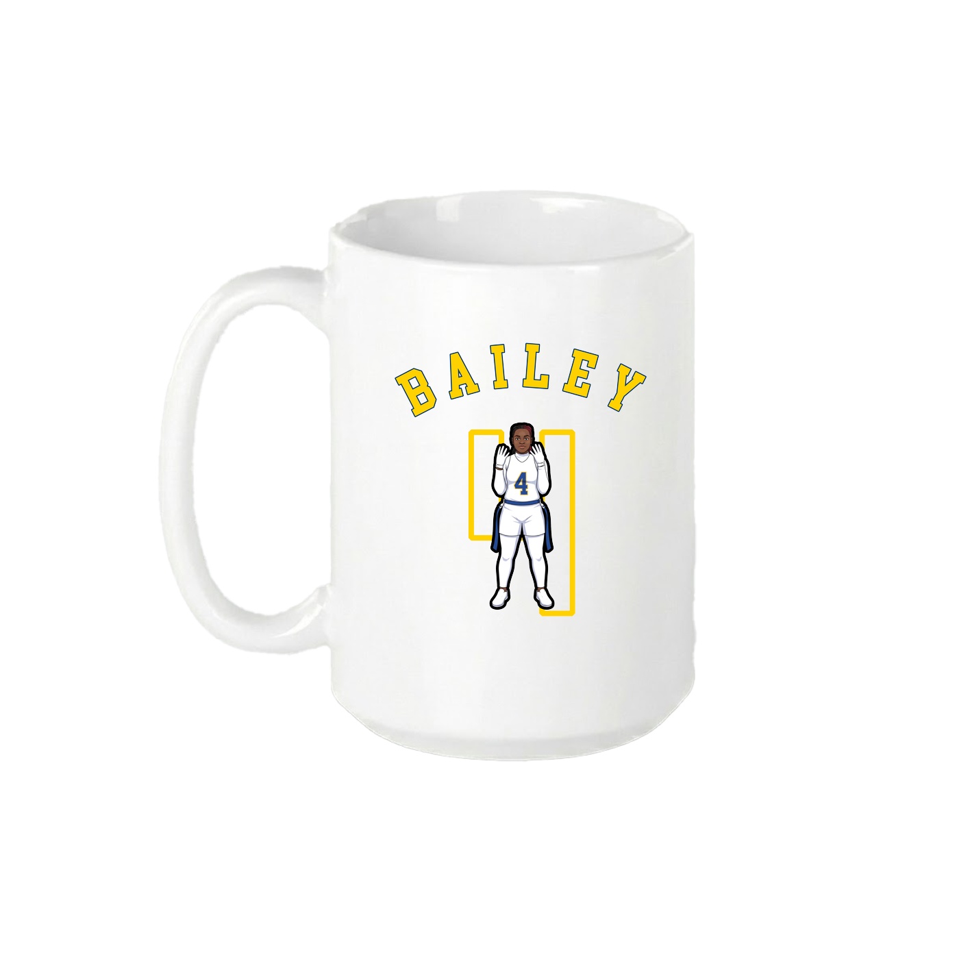 15oz Coffee Mug — Shirsey Arch in White