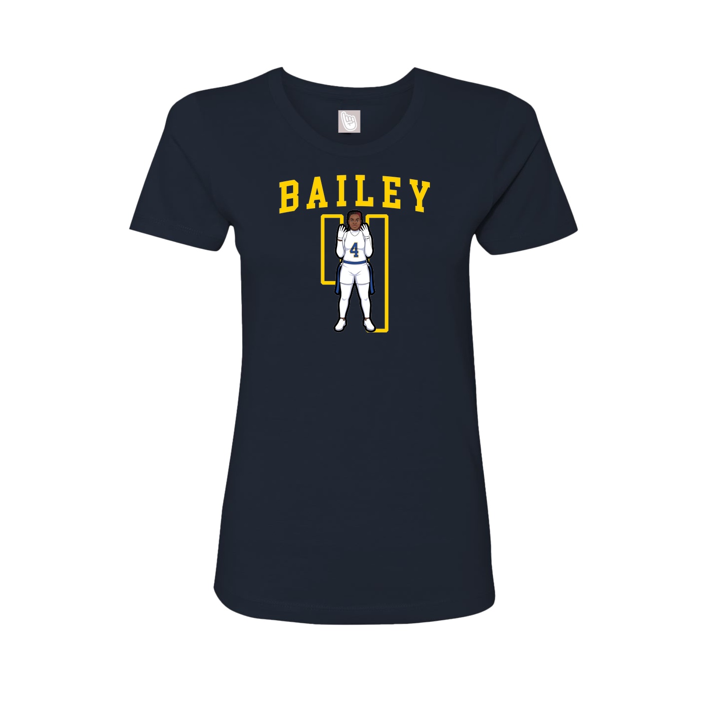 Fitted Women's Tee — Shirsey in Navy