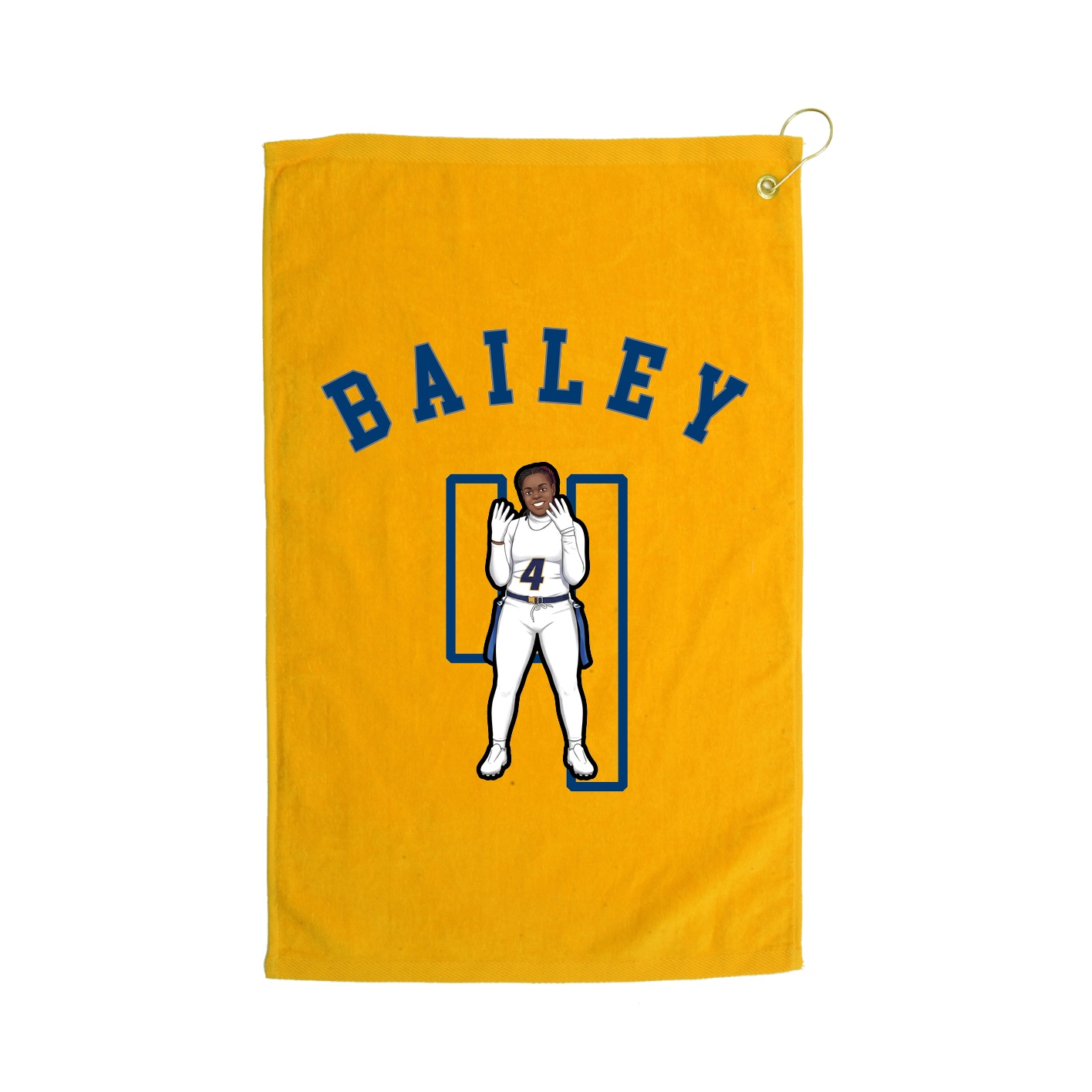 Golf Towel — Shirsey Arch in Gold