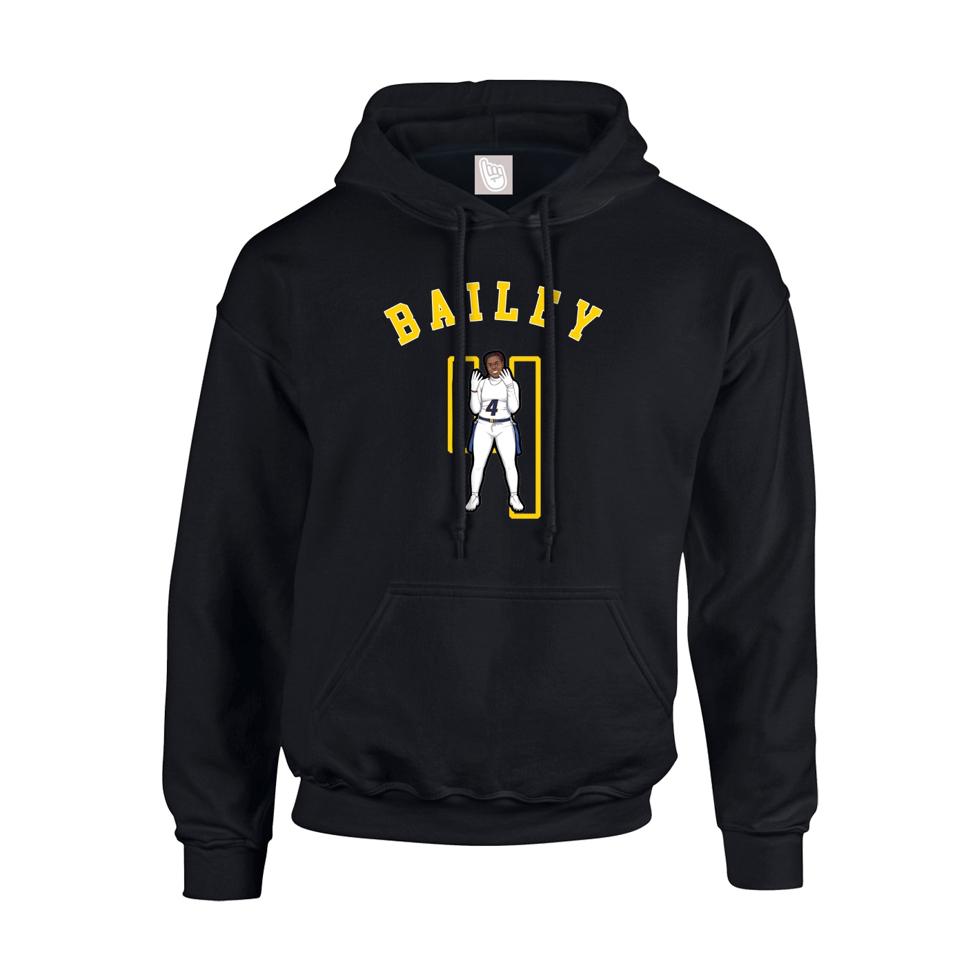 Hoodie — Shirsey Arch in Black