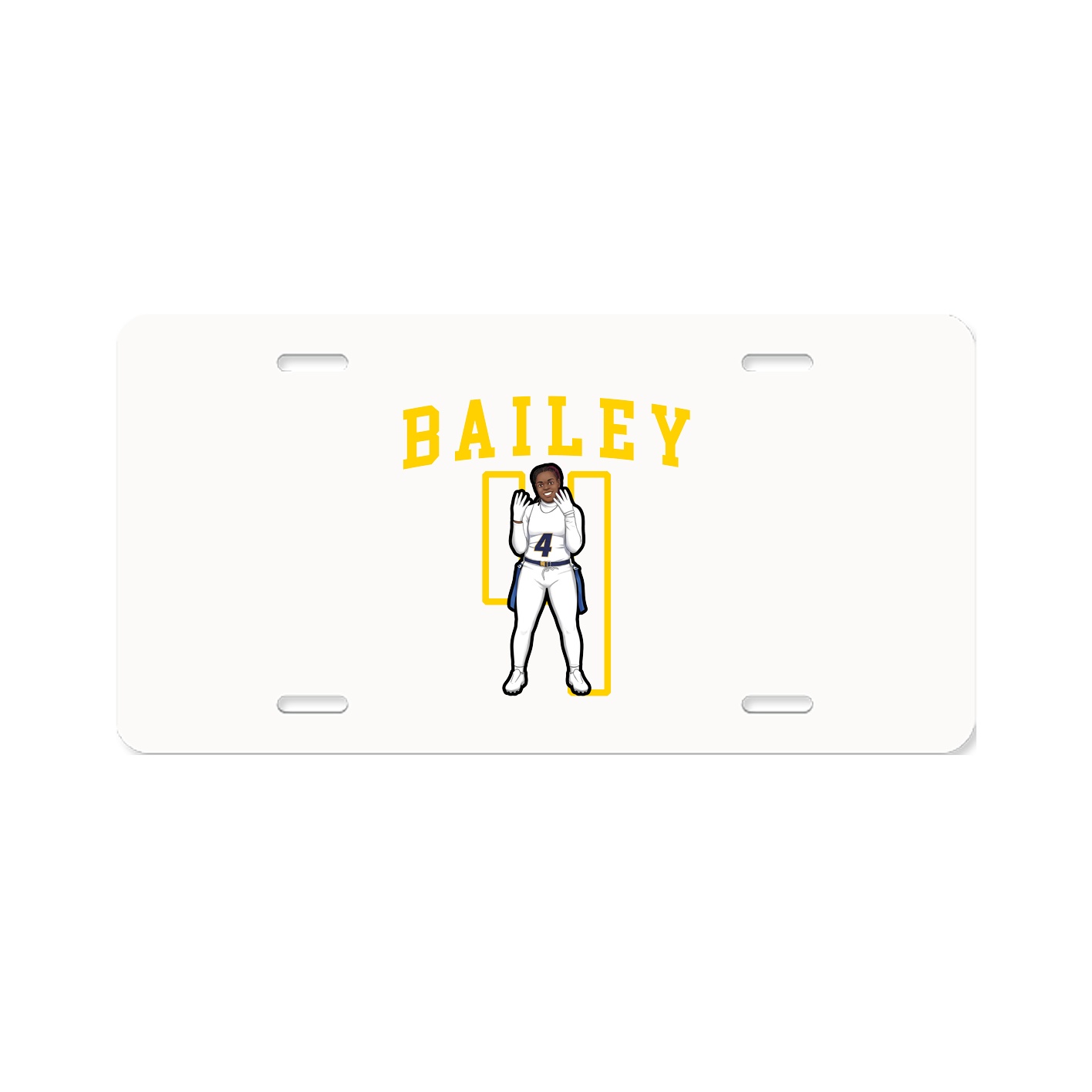 License Plate — Shirsey in Classic