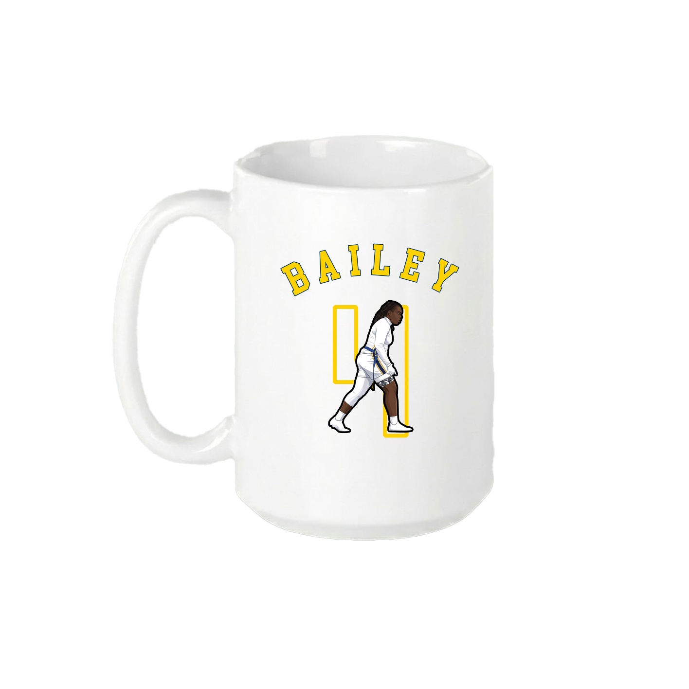 15oz Coffee Mug — Shirsey Arch in White
