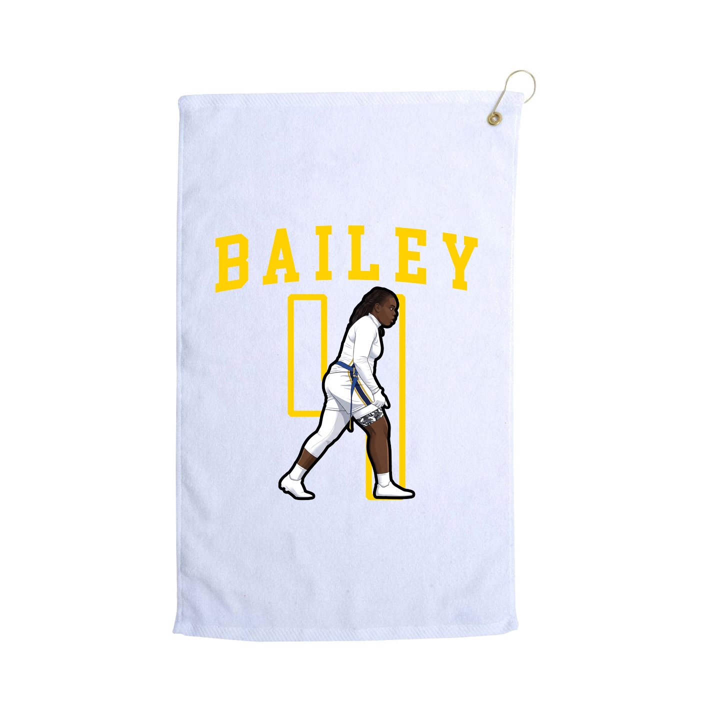 Golf Towel — Shirsey in White
