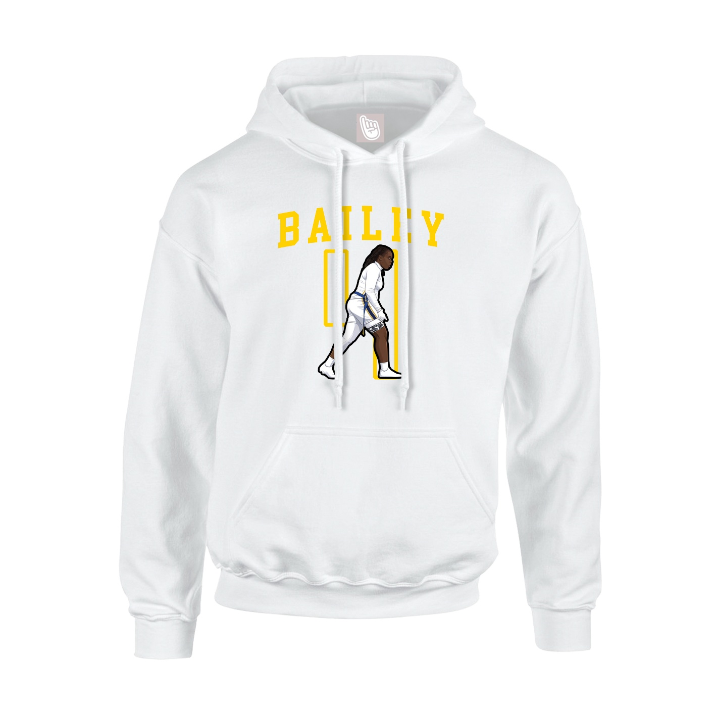 Youth Hoodie — Shirsey in White