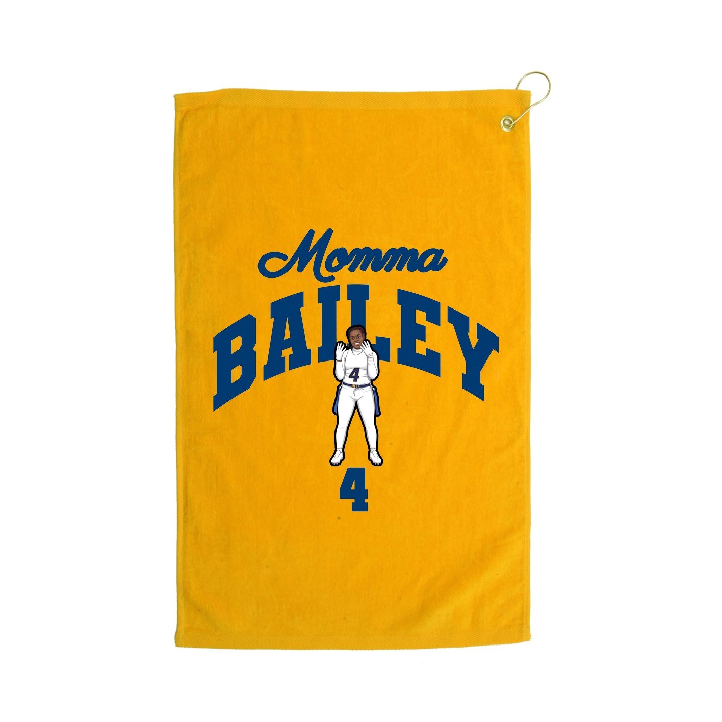 Golf Towel — Mothers Day Arch in Gold