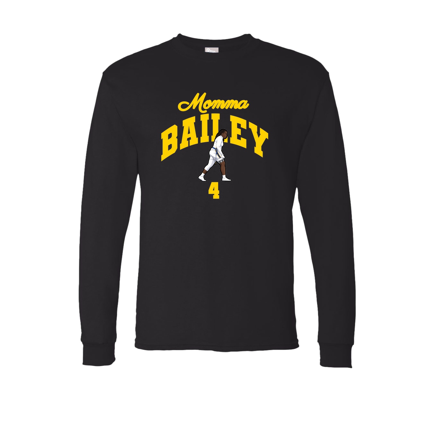 Long Sleeve Tee — Mothers Day Arch in Black
