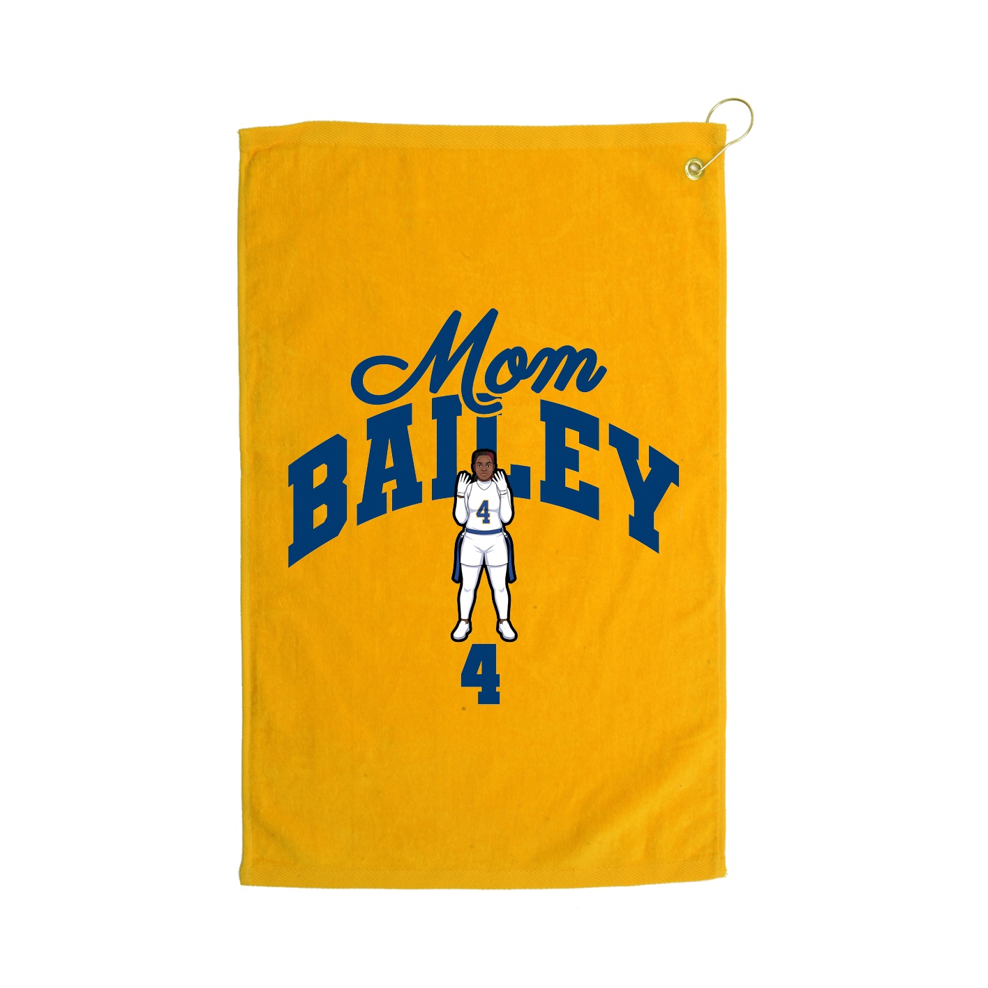 Golf Towel — Mothers Day Arch in Gold