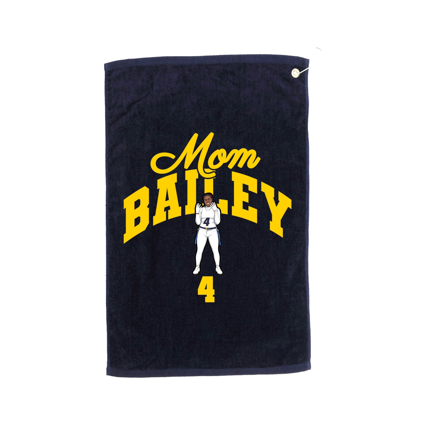 Golf Towel — Mothers Day Arch in Navy