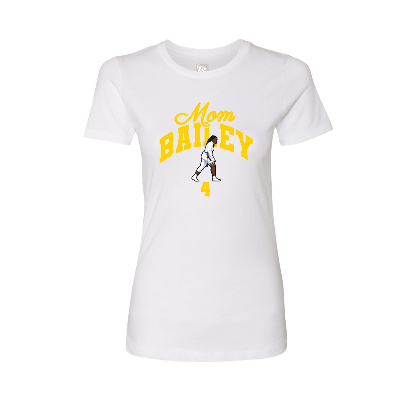 Womens Tee — Mothers Day Arch in White