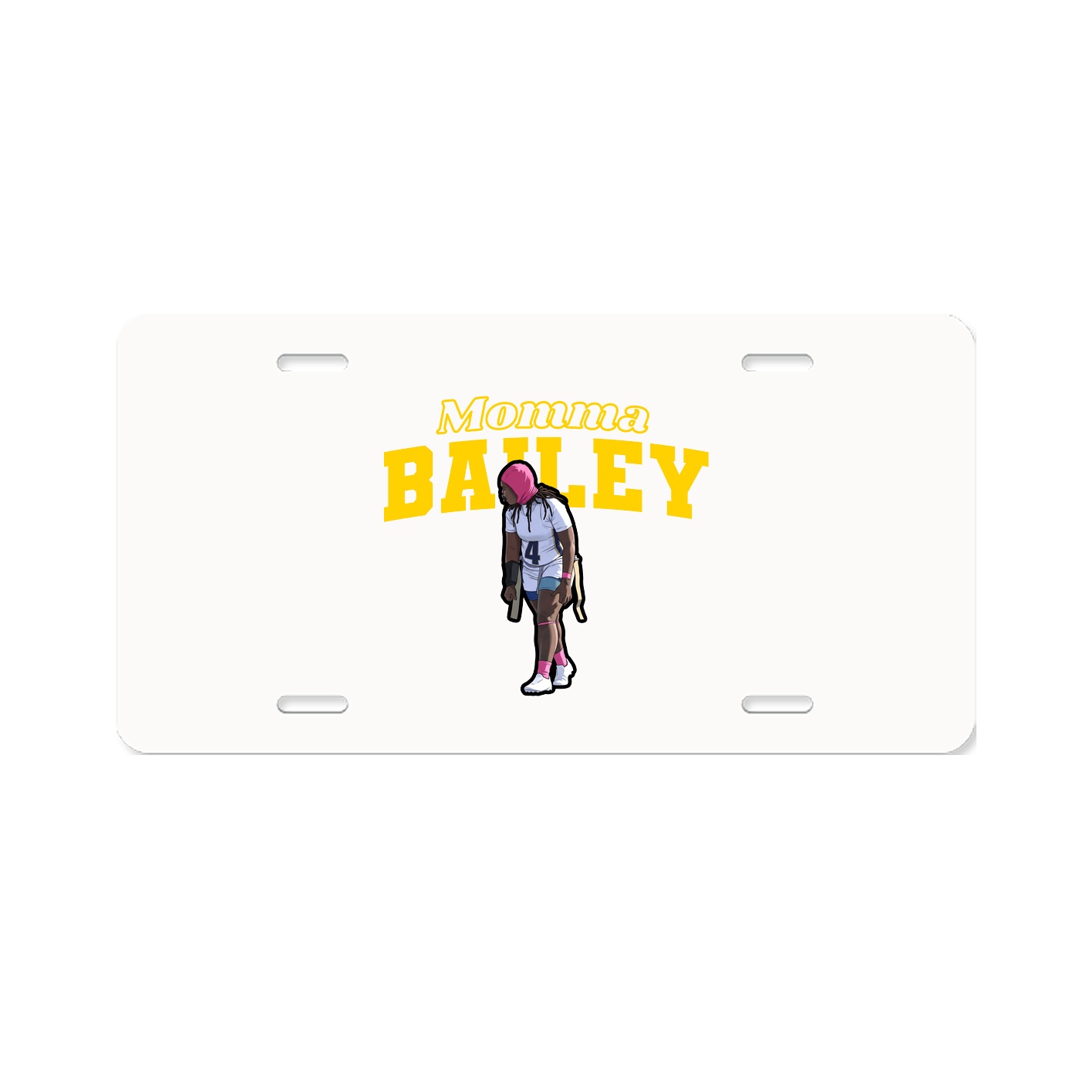 License Plate — Mothers Day Block in Classic