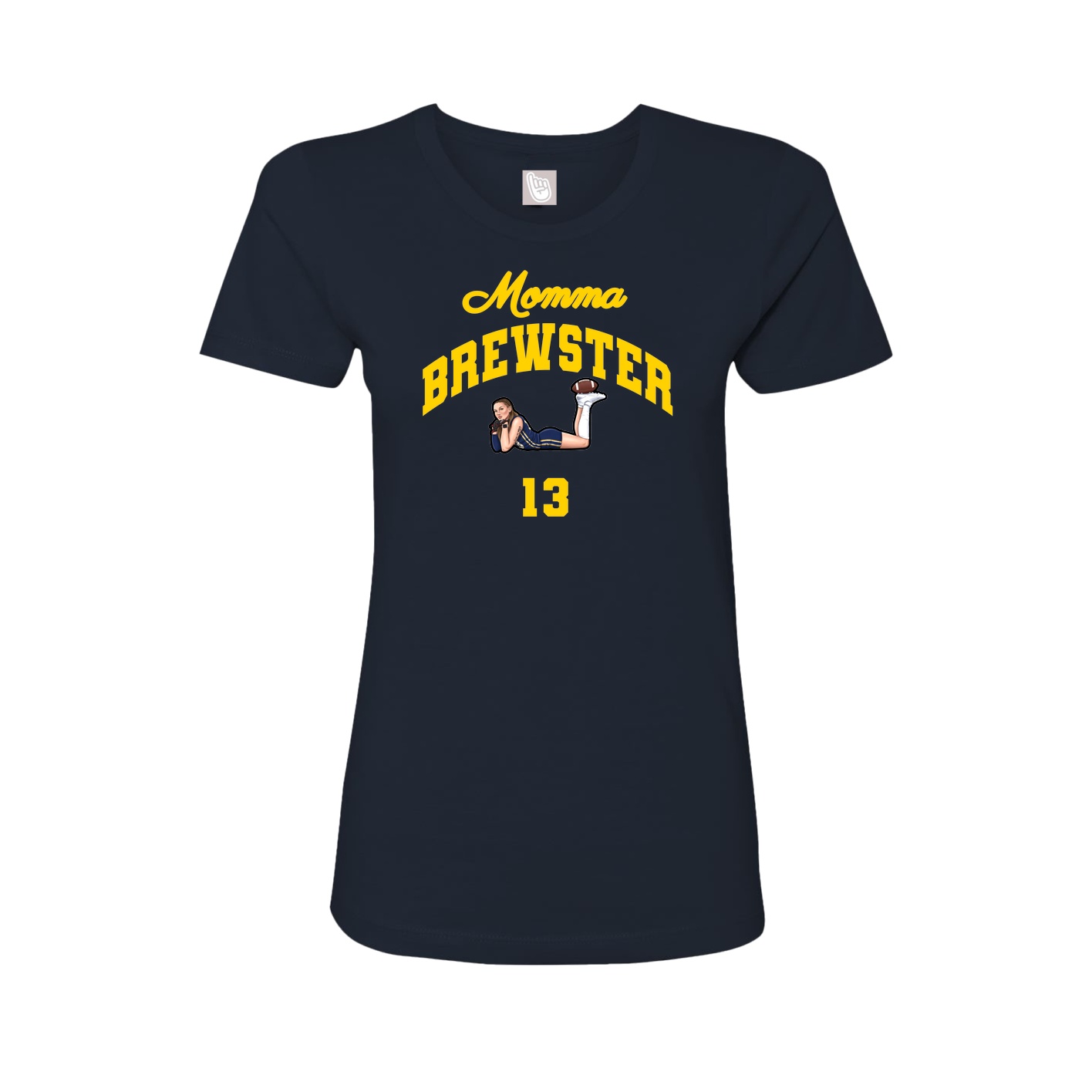 Womens Tee — Mothers Day Arch in Navy