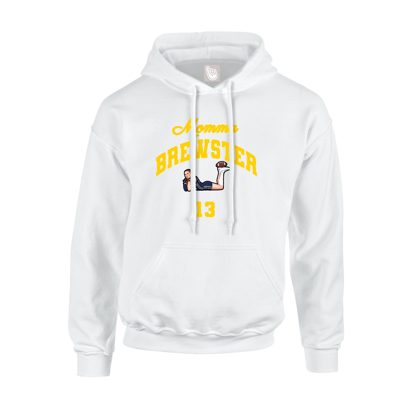 Hoodie — Mothers Day Arch in White