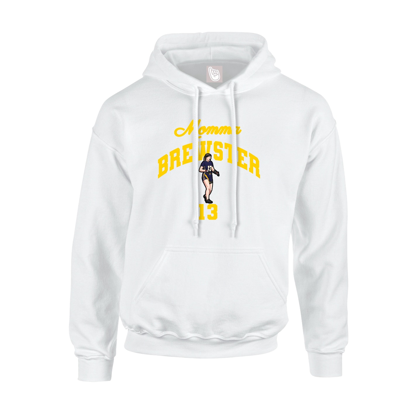 Hoodie — Mothers Day Arch in White