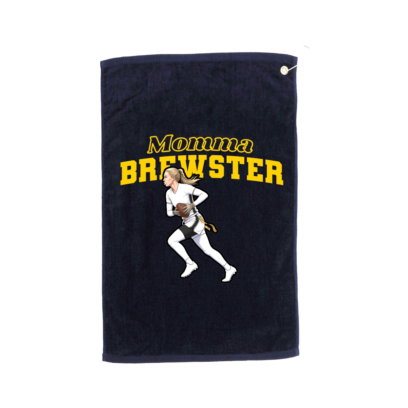 Golf Towel — Mothers Day Block in Navy