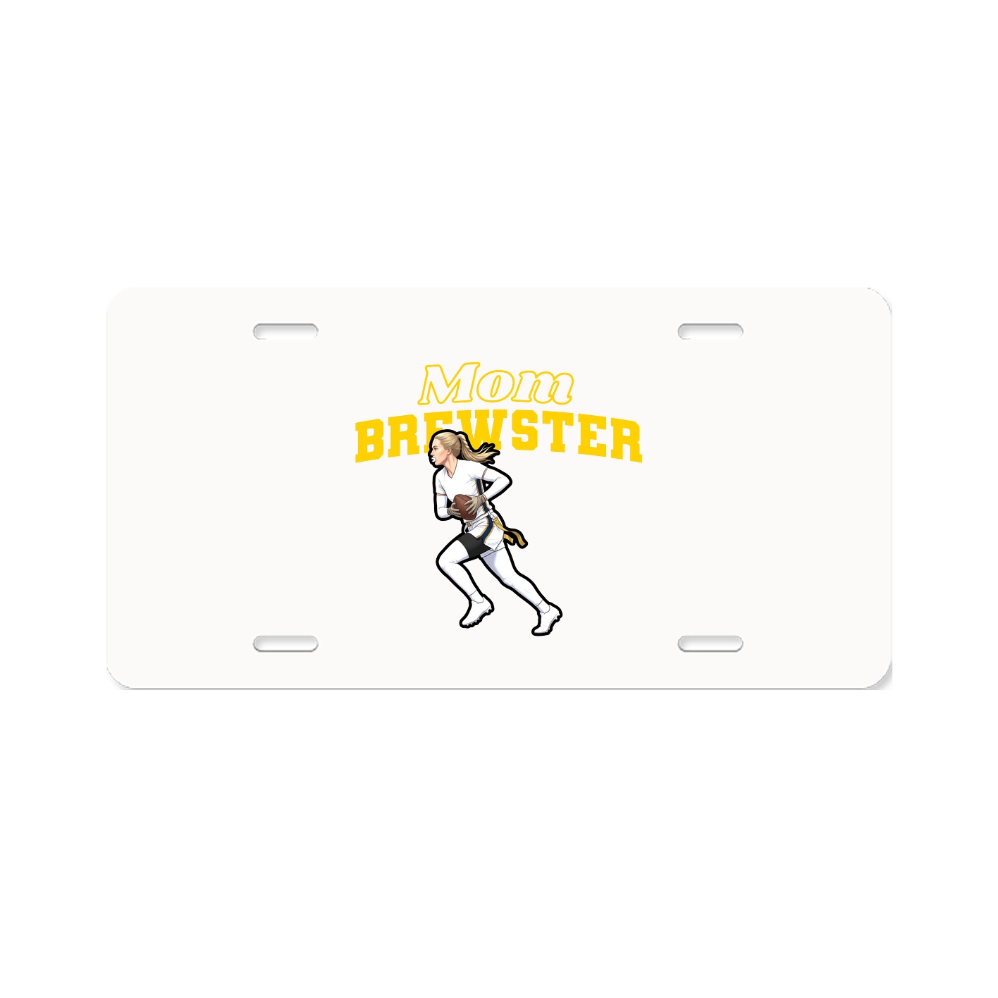 License Plate — Mothers Day Block in Classic
