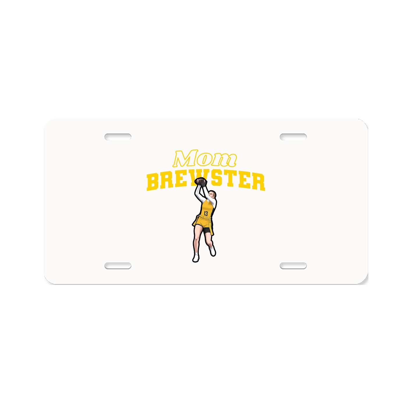License Plate — Mothers Day Block in Classic