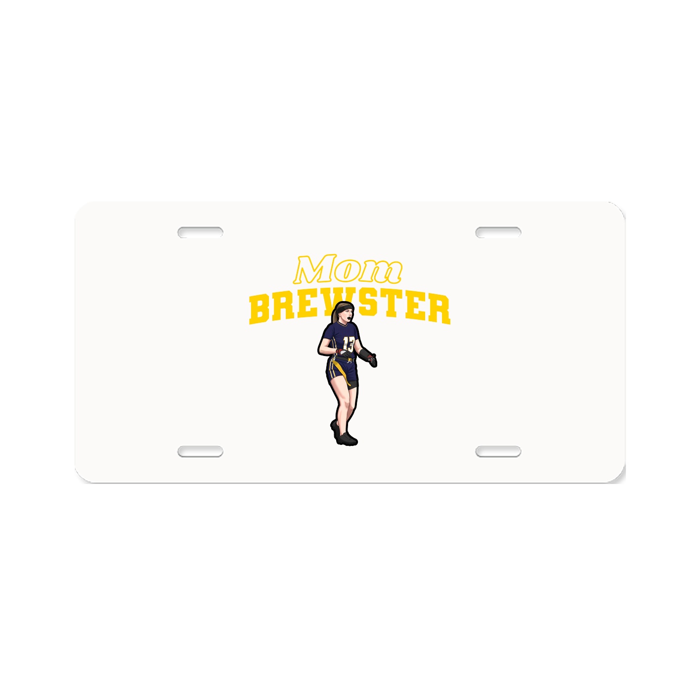 License Plate — Mothers Day Block in Classic