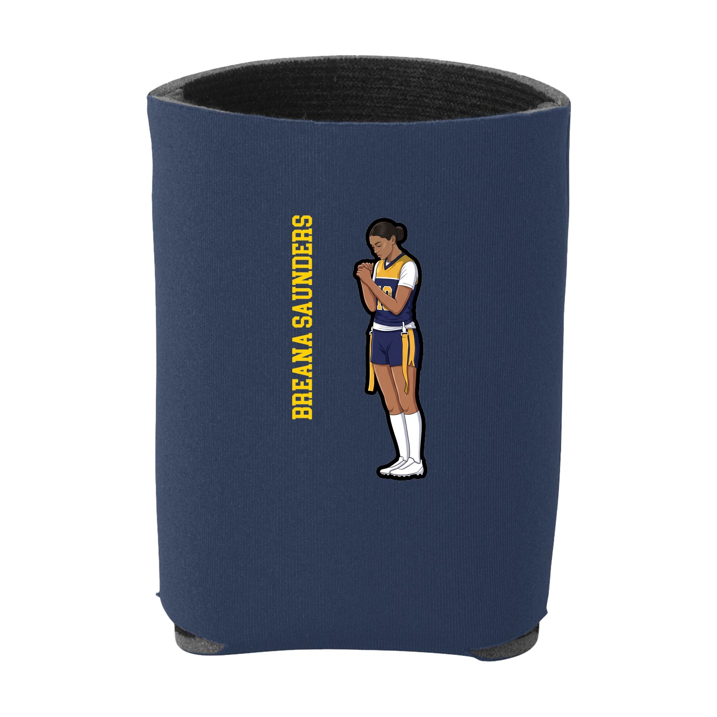 Can Holder — Name Vertical in Navy