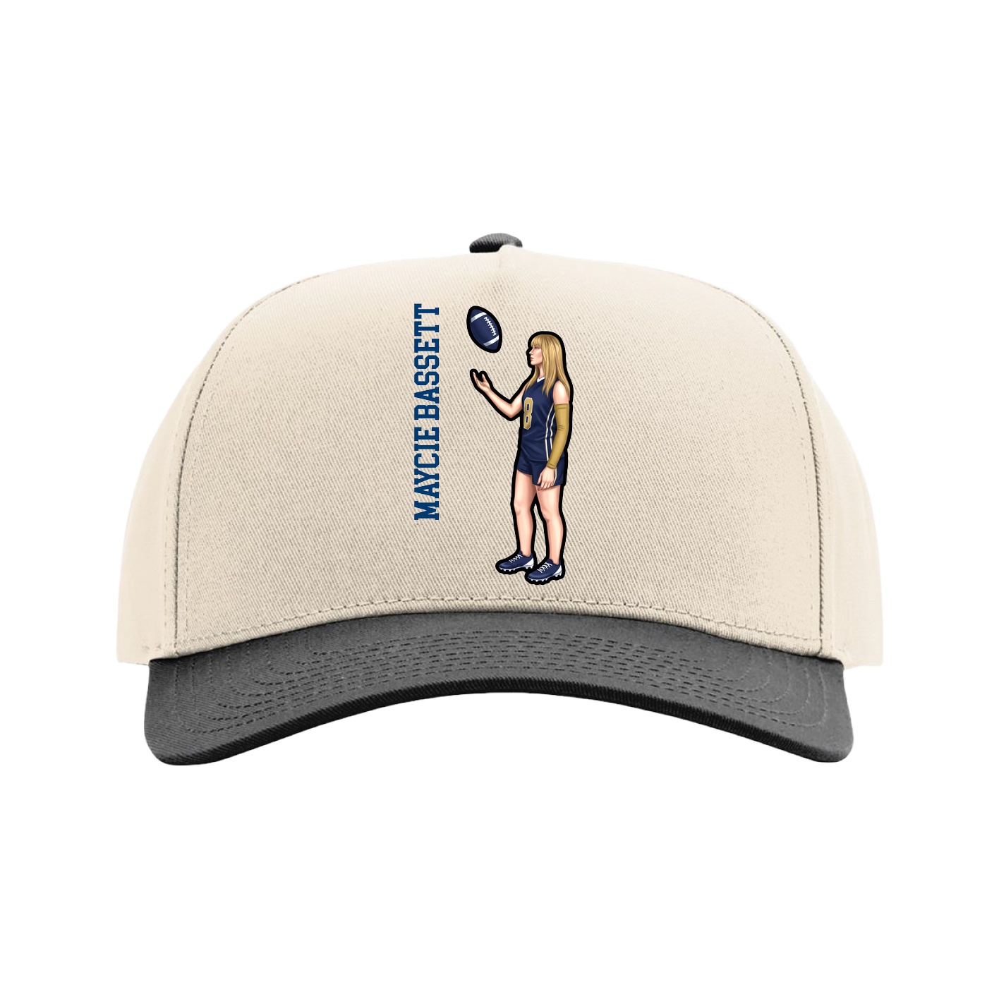 Full Fabric Five-Panel Champ Cap