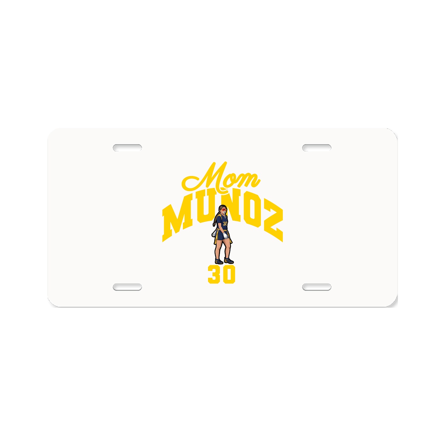 License Plate — Mothers Day Arch in Classic
