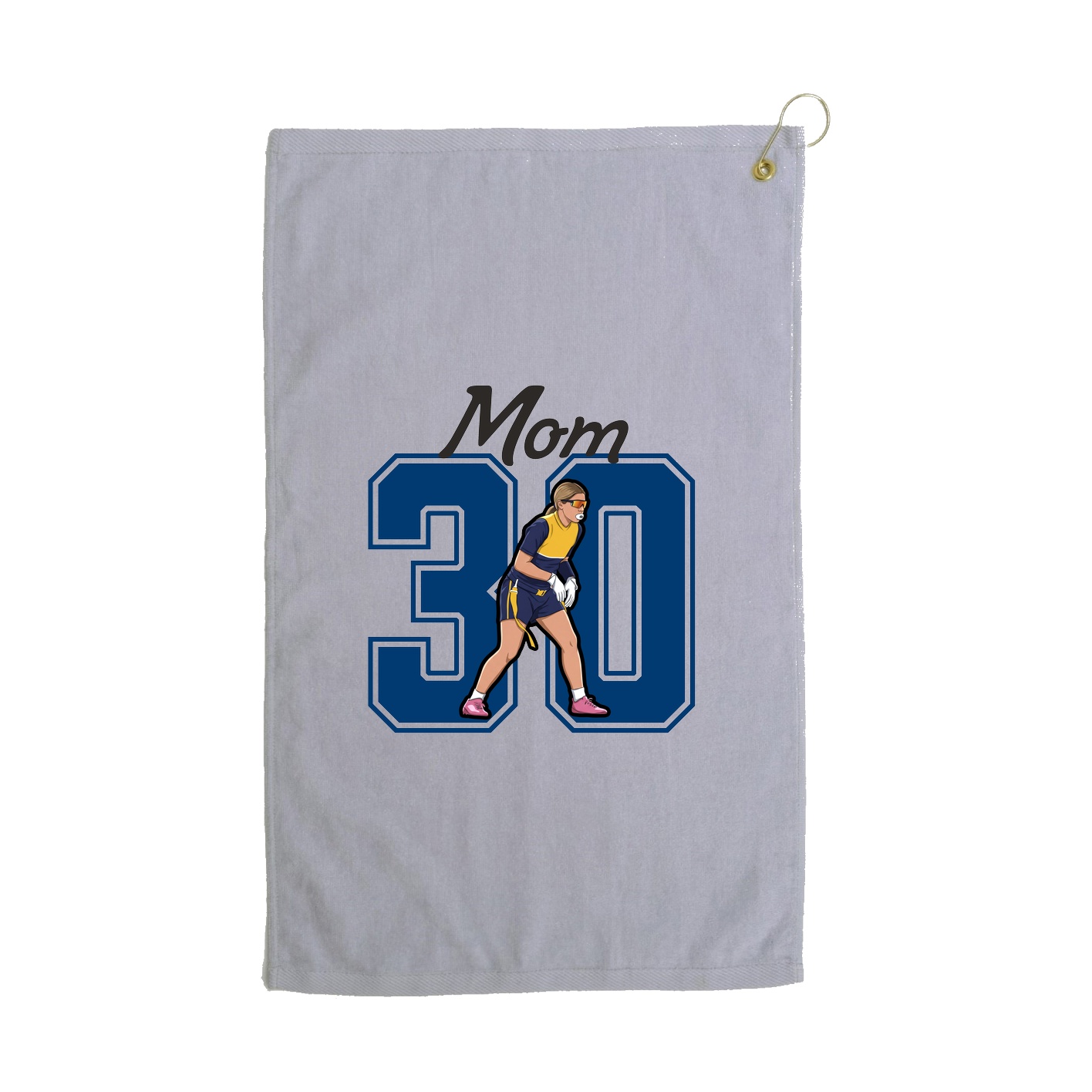 Golf Towel — Mothers Day Shirsey in Grey