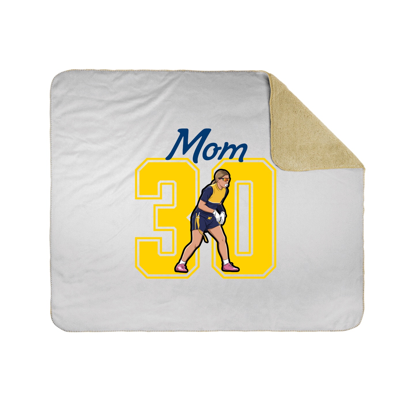 Throw Blanket — Mothers Day Shirsey in White