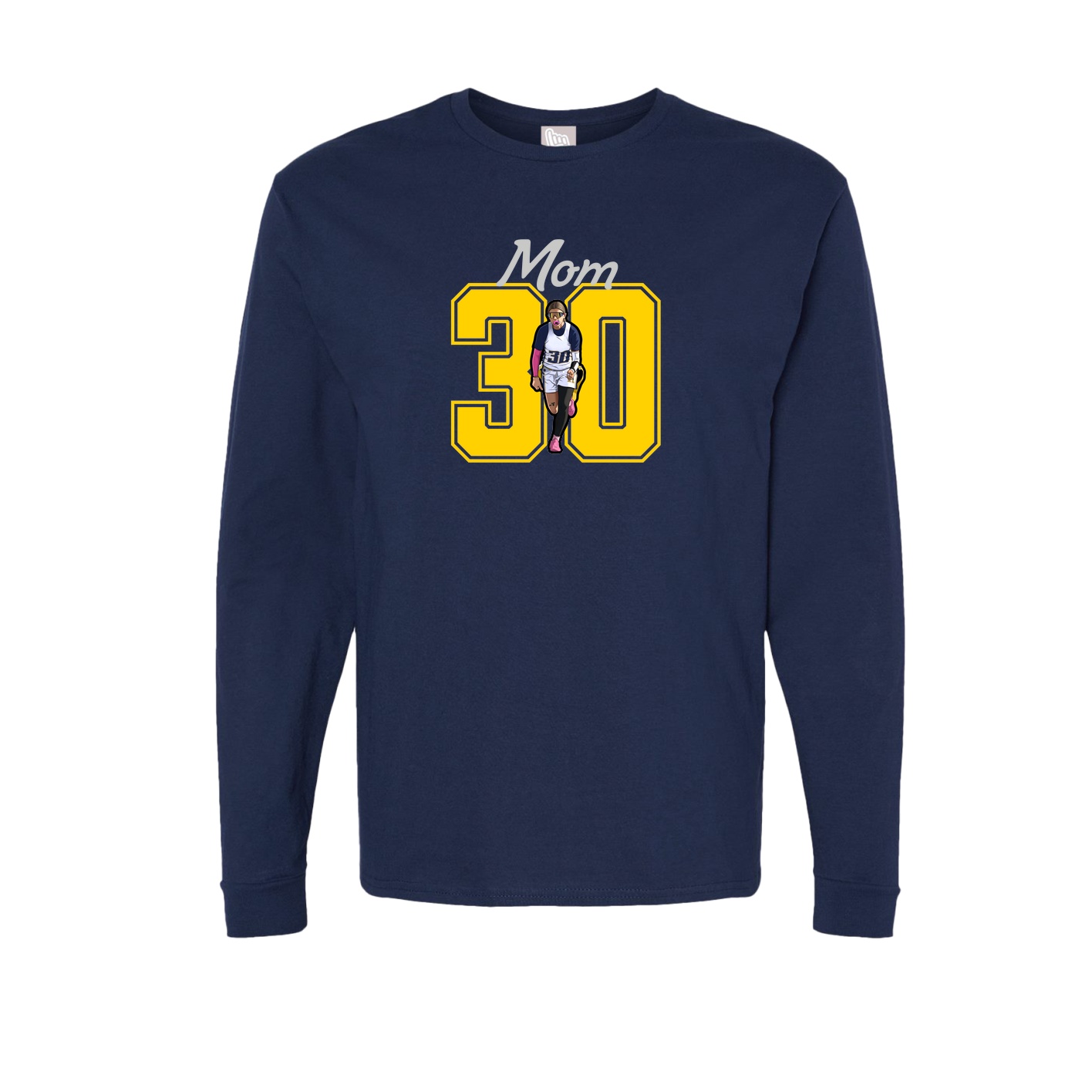 Long Sleeve Tee — Mothers Day Shirsey in Navy