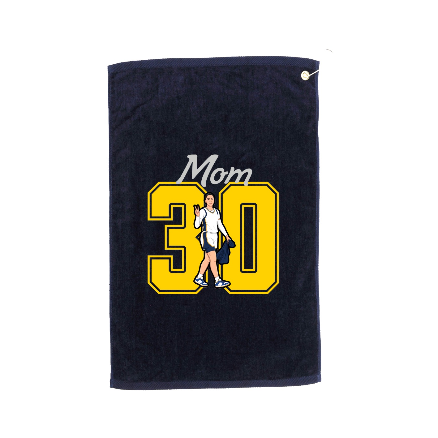 Golf Towel — Mothers Day Shirsey in Navy