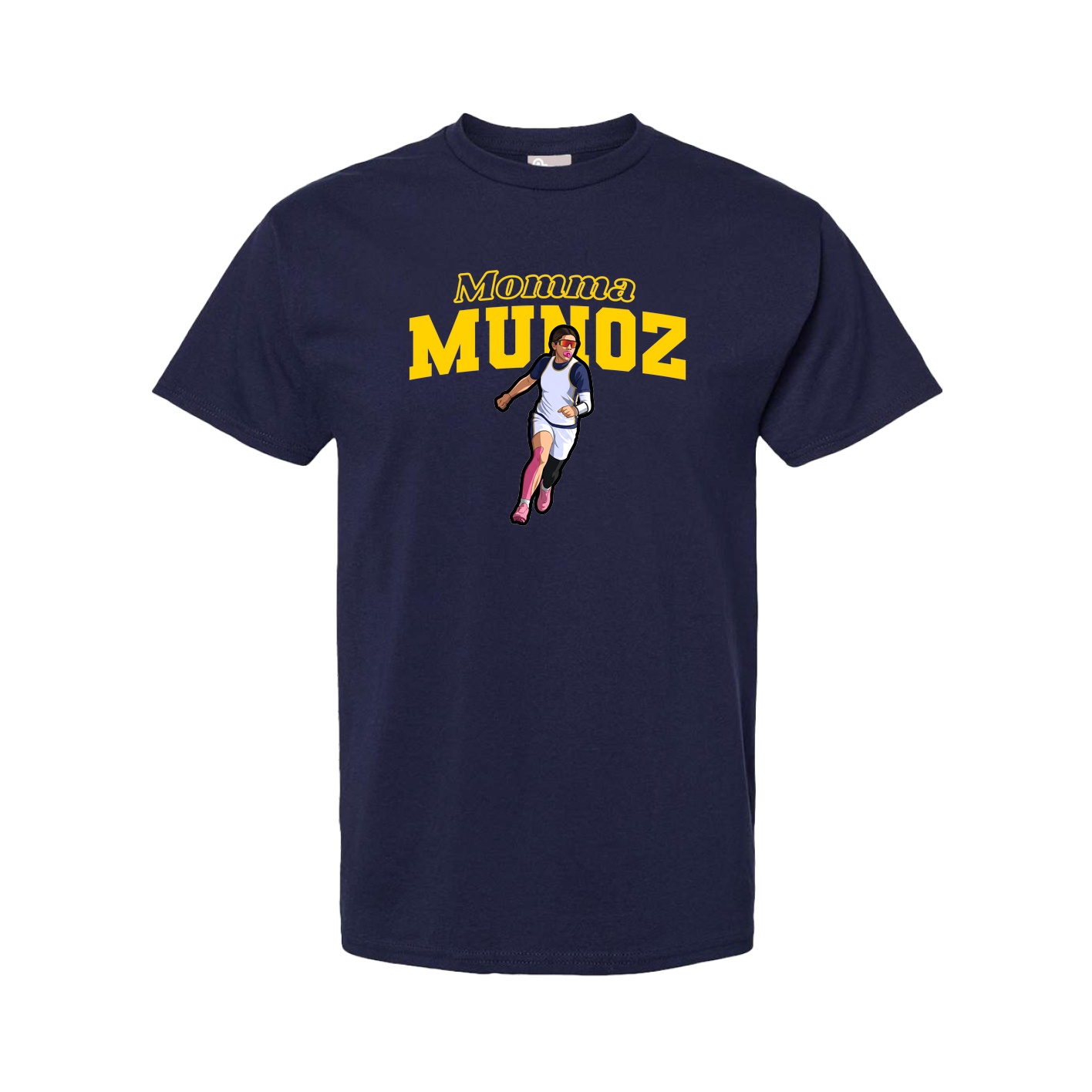 Youth Tee — Mothers Day Block in Navy