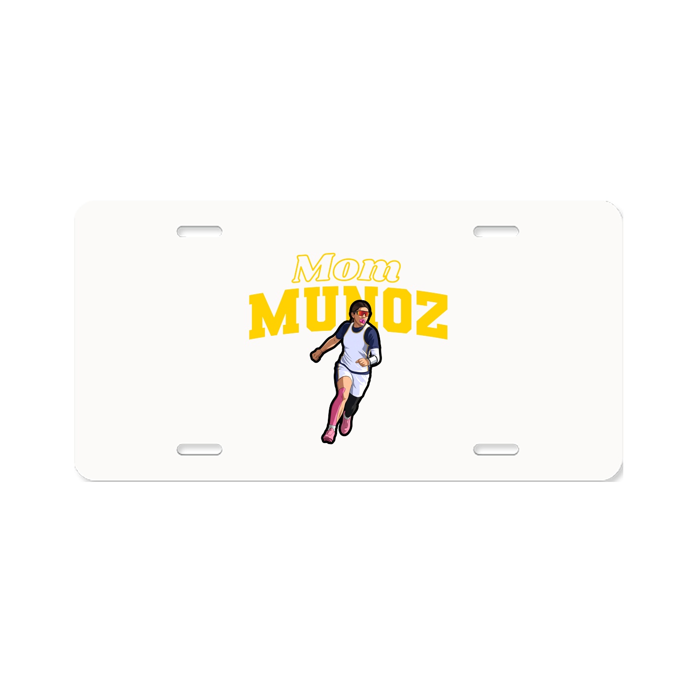License Plate — Mothers Day Block in Classic