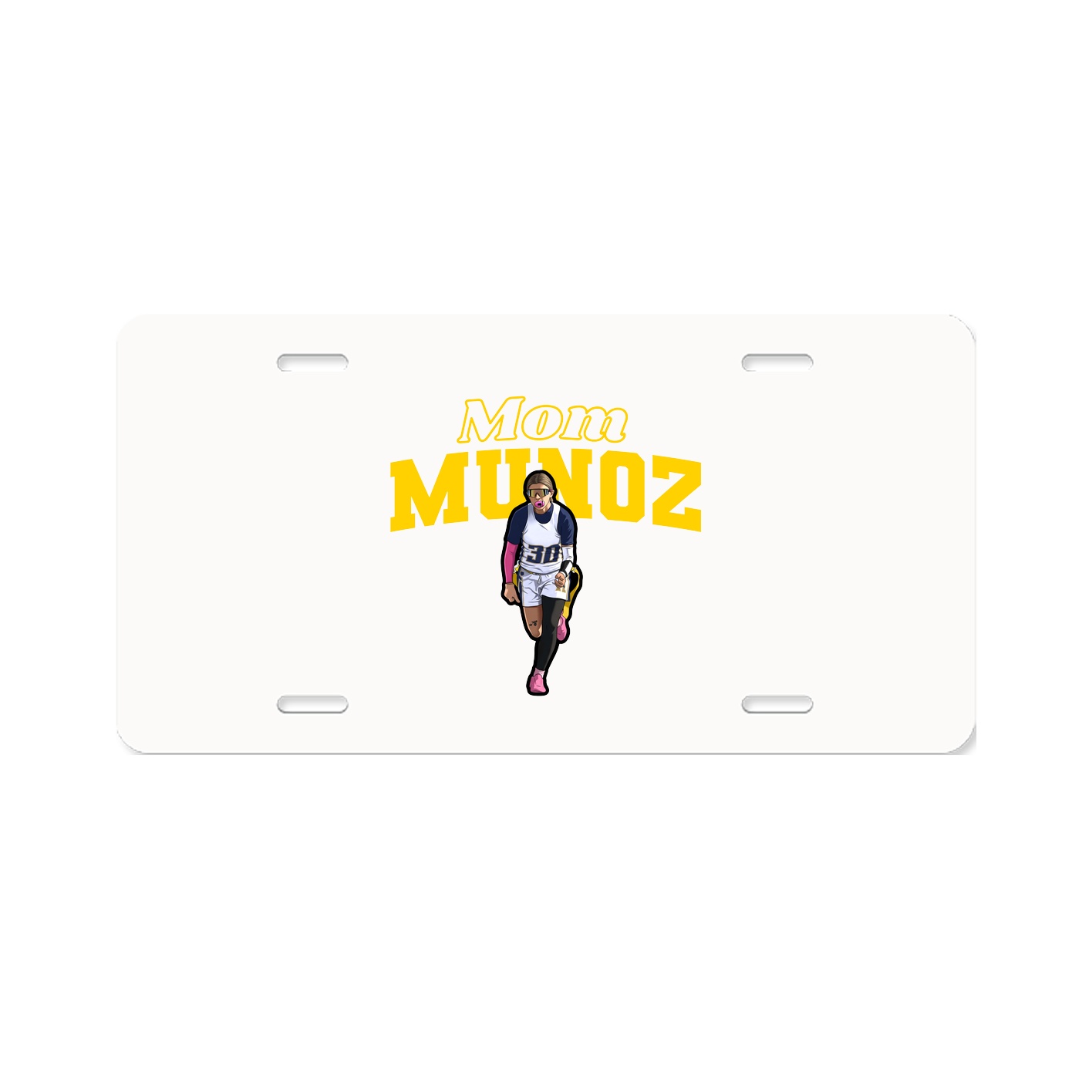 License Plate — Mothers Day Block in Classic