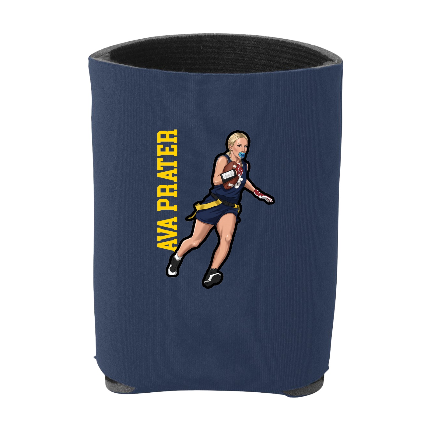 Can Holder — Name Vertical in Navy