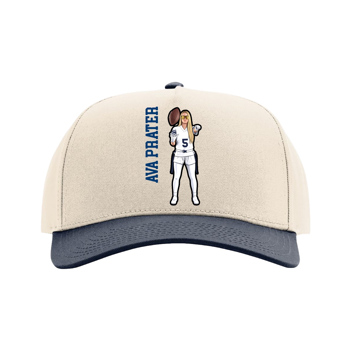 Full Fabric Five-Panel Champ Cap